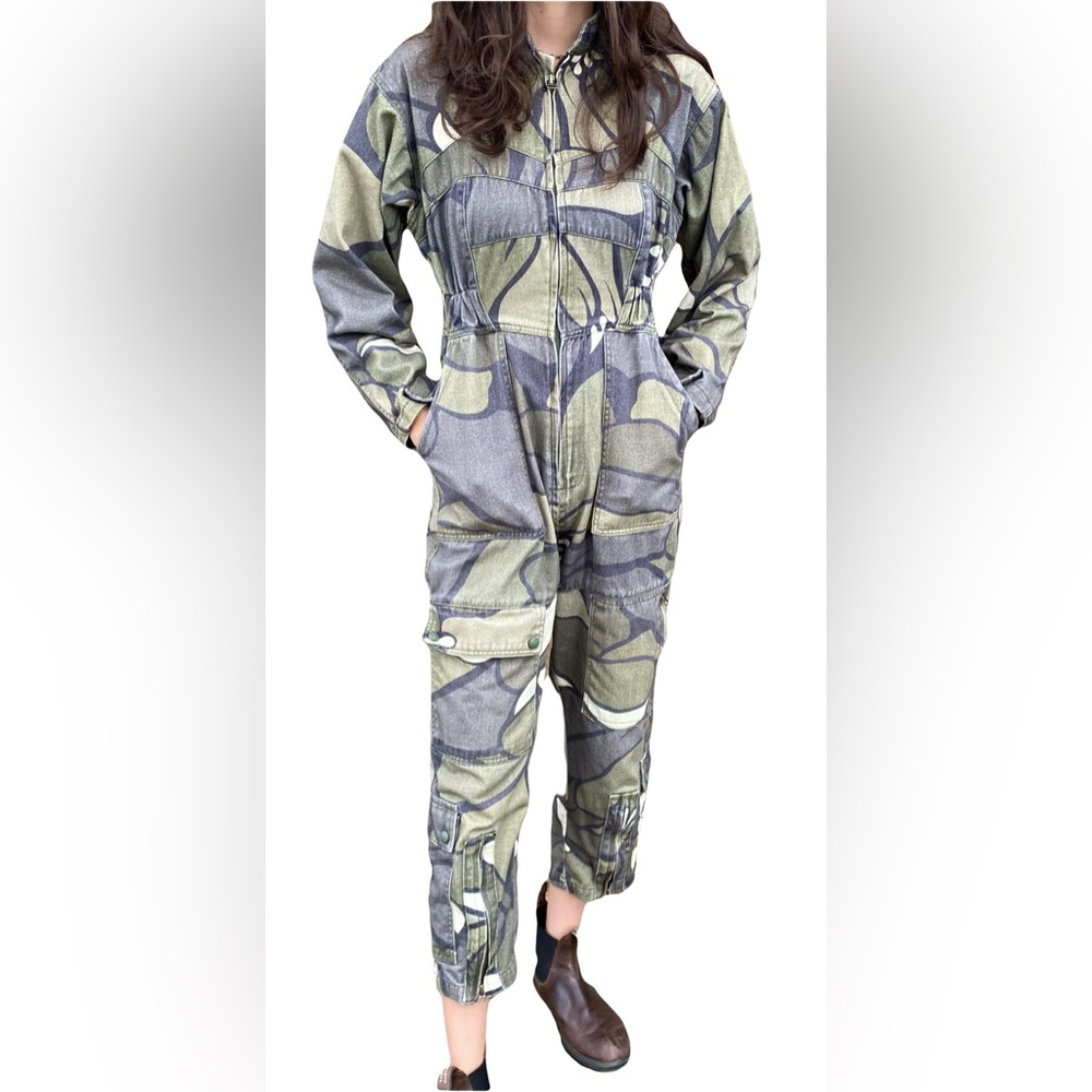 FARM Rio Camouflage Jumpsuit size small